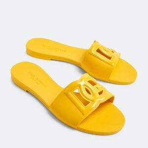 Dolce & Gabbana Bright Yellow Sandals